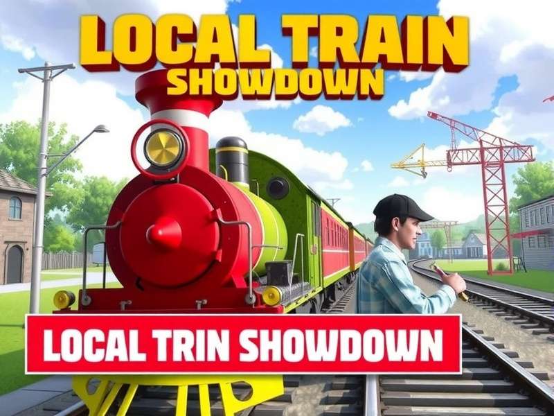Local Train Cricket Showdown Game Cover Art Local Train Cricket Showdown Game Cover
